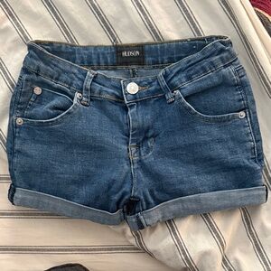 Hudson Jeans Kids Blue Denim Shorts